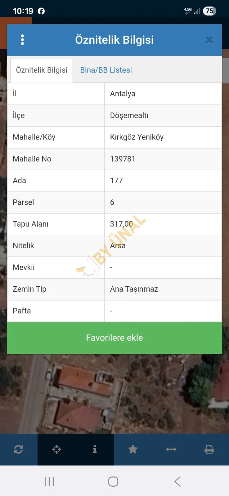 BY ÜNAL'DAN_DÖŞEMEALTI_YENİKÖY'DE SATILI İMARA AÇIK ARSA